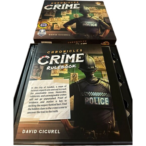 Chronicles Of Crime Board Game Lucky Duck Mystery VR App COMPLETE - Picture 13 of 16